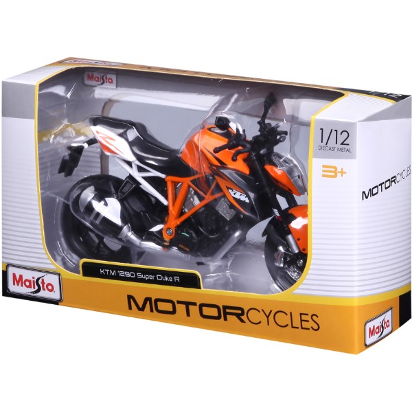 Фото - Коллекционный легковой транспорт Maisto KTM Super Duke R 1290 масштаб 1:12 (31101-13065)
